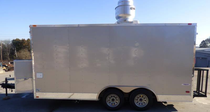 Concession Trailer 8.5' X 16' Arizona Beige - Food Event Catering