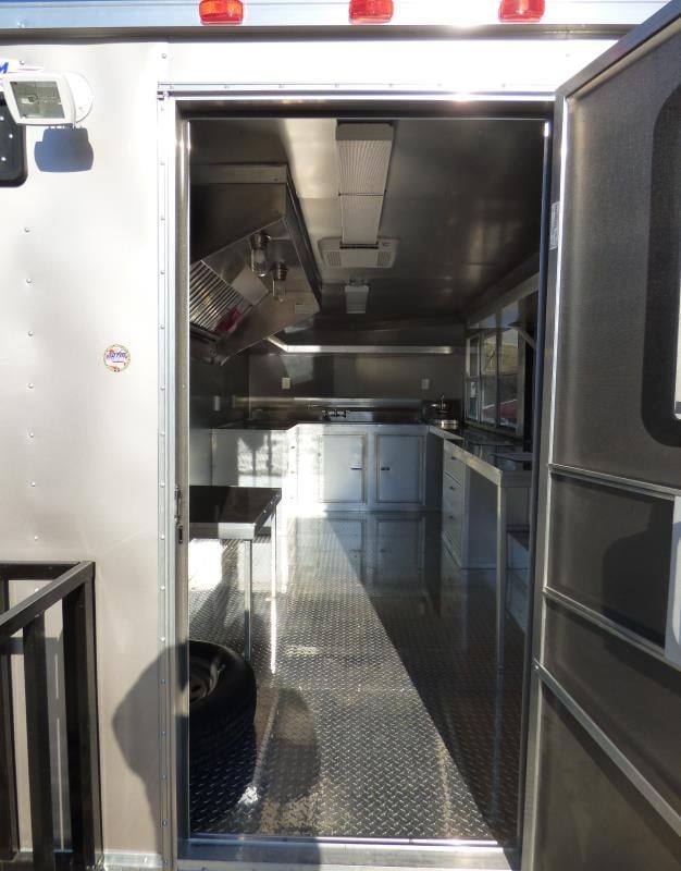 Concession Trailer 8.5' X 16' Arizona Beige - Food Event Catering