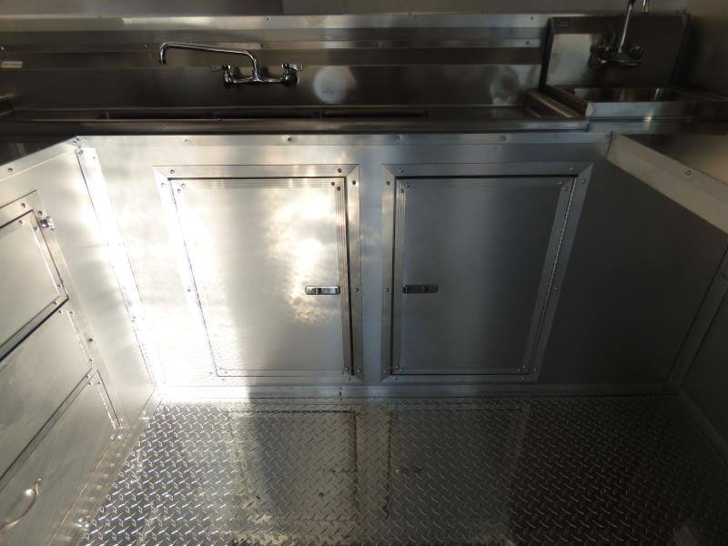 Concession Trailer 8.5' X 16' Arizona Beige - Food Event Catering