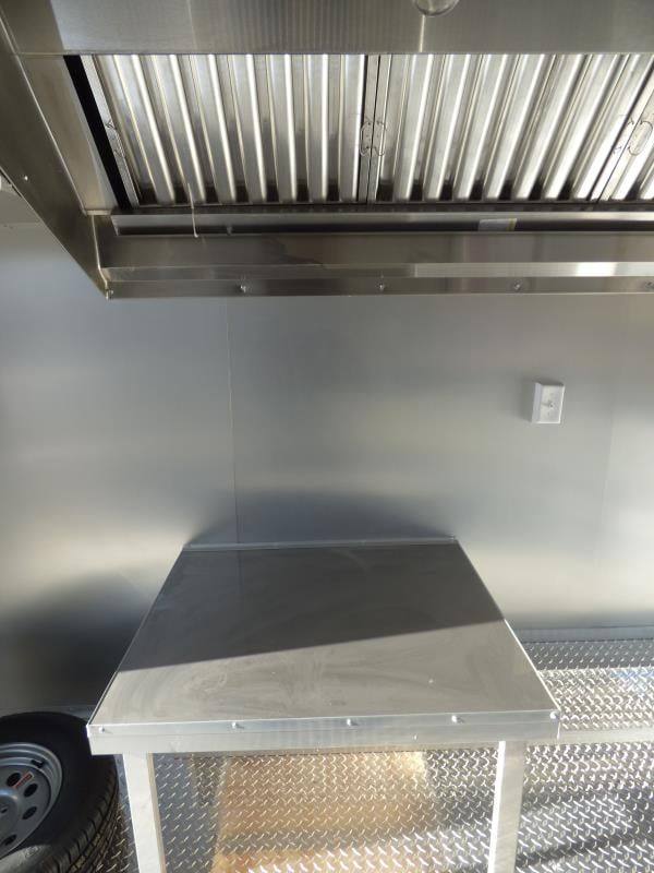 Concession Trailer 8.5' X 16' Arizona Beige - Food Event Catering