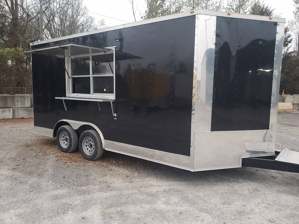 1082-concession-trailer-8.5-x-16-black-food-event-catering-1.jpg Concession Trailer 8.5' X 16' Black Food Event Catering