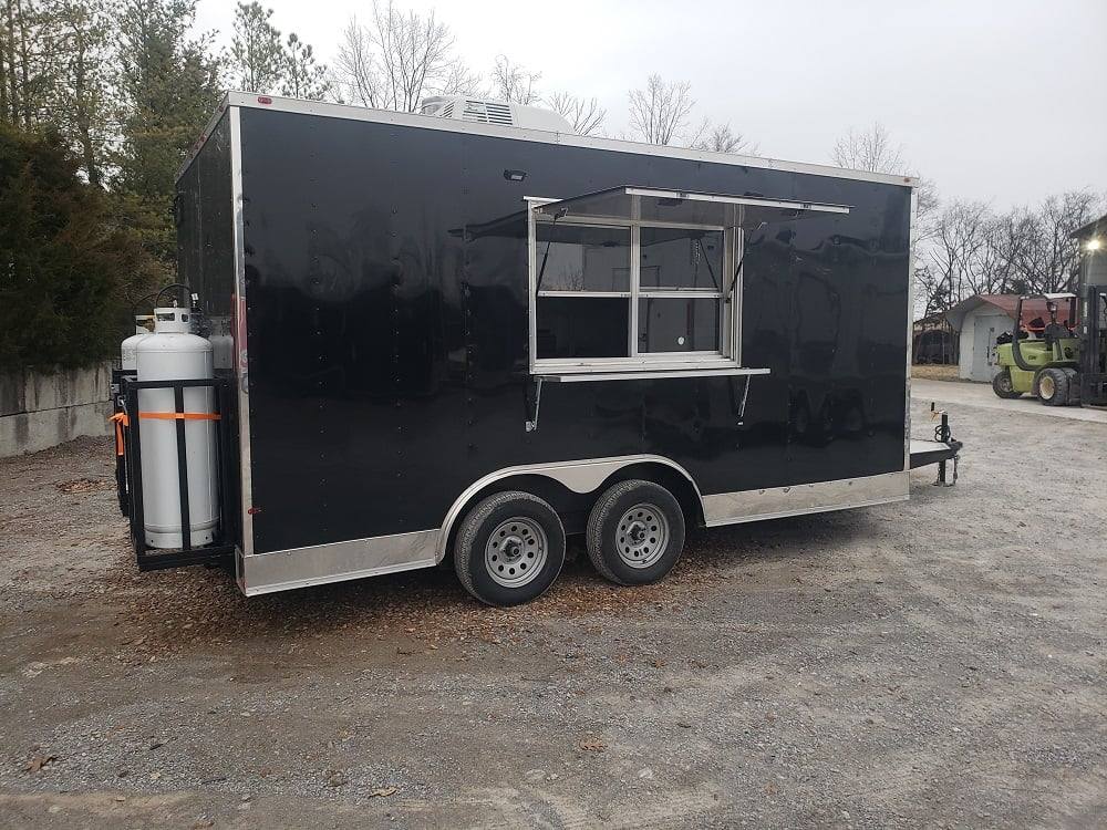 1082-concession-trailer-8.5-x-16-black-food-event-catering-6.jpg Concession Trailer 8.5' X 16' Black Food Event Catering