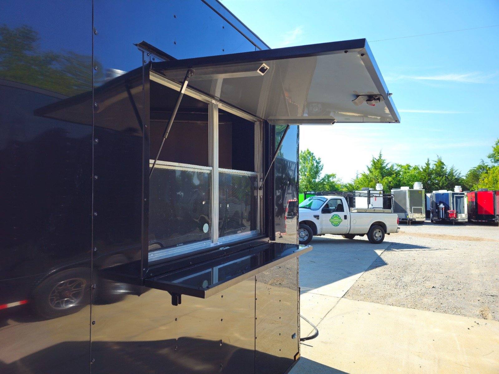 1083-concession-trailer-8.5-x-16-black-food-event-catering-bbq-porch-11.jpg Concession Trailer 8.5' X 16' Black Food Event Catering BBQ Porch