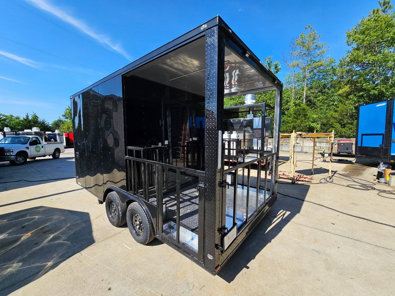 1083-concession-trailer-8.5-x-16-black-food-event-catering-bbq-porch-6.jpg Concession Trailer 8.5' X 16' Black Food Event Catering BBQ Porch