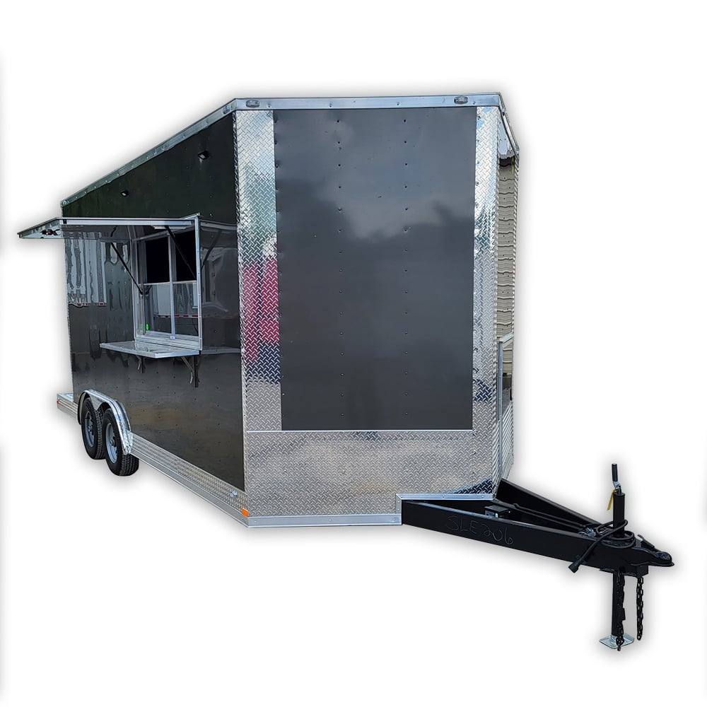 1084-concession-trailer-8.5-x-16-charcoal-grey-food-event-catering-1.jpg Concession Trailer 8.5' X 16' Charcoal Grey Food Event Catering