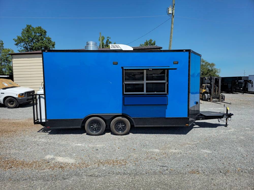 1085-concession-trailer-8.5-x-16-cobalt-blue-food-event-catering-9.jpg Concession Trailer 8.5' X 16' Cobalt Blue Food Event Catering