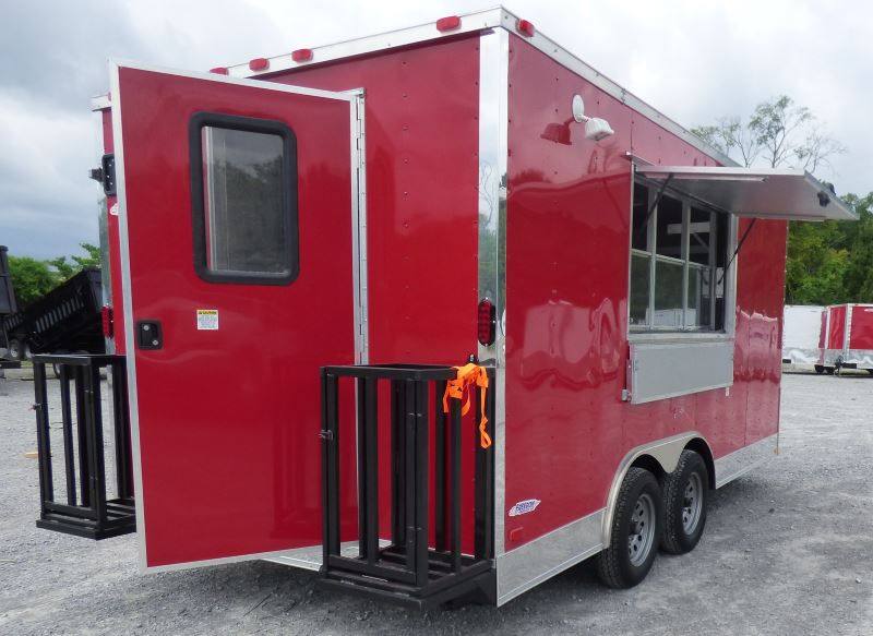1088-concession-trailer-8.5-x-16-red-catering-event-food-trailer-20.jpg Concession Trailer 8.5' x 16' Red - Catering Event Food Trailer