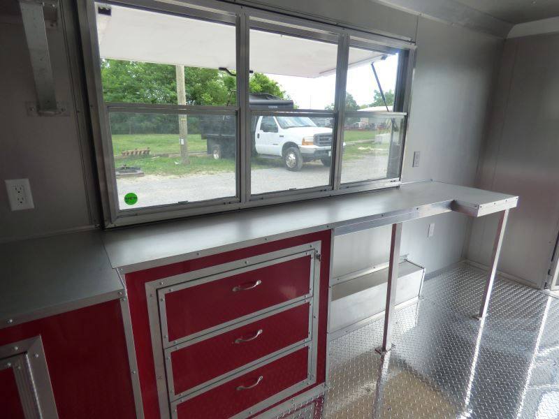1088-concession-trailer-8.5-x-16-red-catering-event-food-trailer-21.jpg Concession Trailer 8.5' x 16' Red - Catering Event Food Trailer