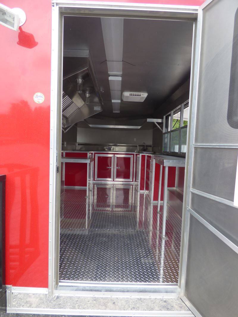 1088-concession-trailer-8.5-x-16-red-catering-event-food-trailer-22.jpg Concession Trailer 8.5' x 16' Red - Catering Event Food Trailer