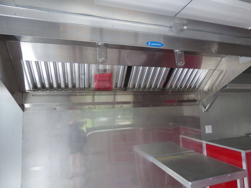 1088-concession-trailer-8.5-x-16-red-catering-event-food-trailer-3.jpg Concession Trailer 8.5' x 16' Red - Catering Event Food Trailer