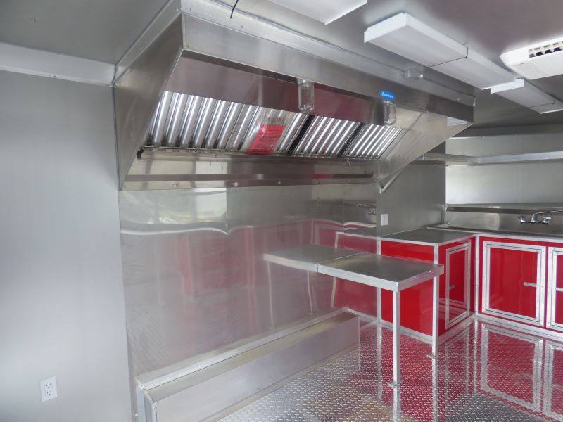 1088-concession-trailer-8.5-x-16-red-catering-event-food-trailer-5.jpg Concession Trailer 8.5' x 16' Red - Catering Event Food Trailer