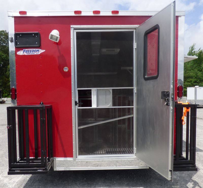 1088-concession-trailer-8.5-x-16-red-catering-event-food-trailer-9.jpg Concession Trailer 8.5' x 16' Red - Catering Event Food Trailer