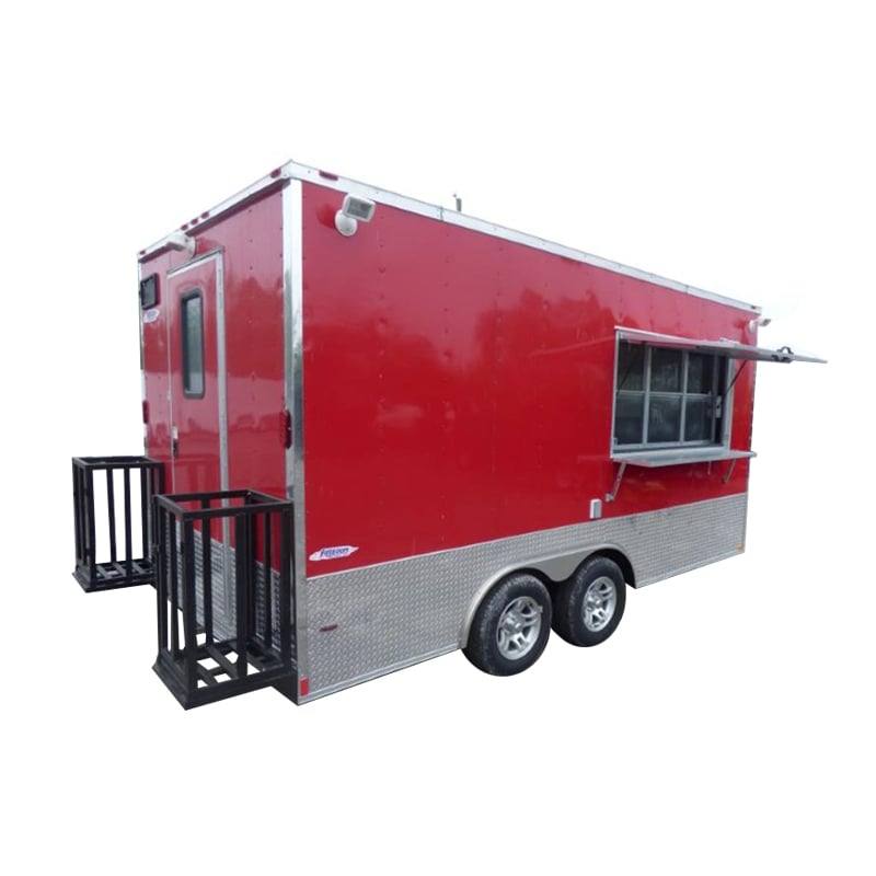 1090-concession-trailer-8.5-x-16-red-food-event-catering-1.jpg Concession Trailer 8.5' X 16' Red - Food Event catering