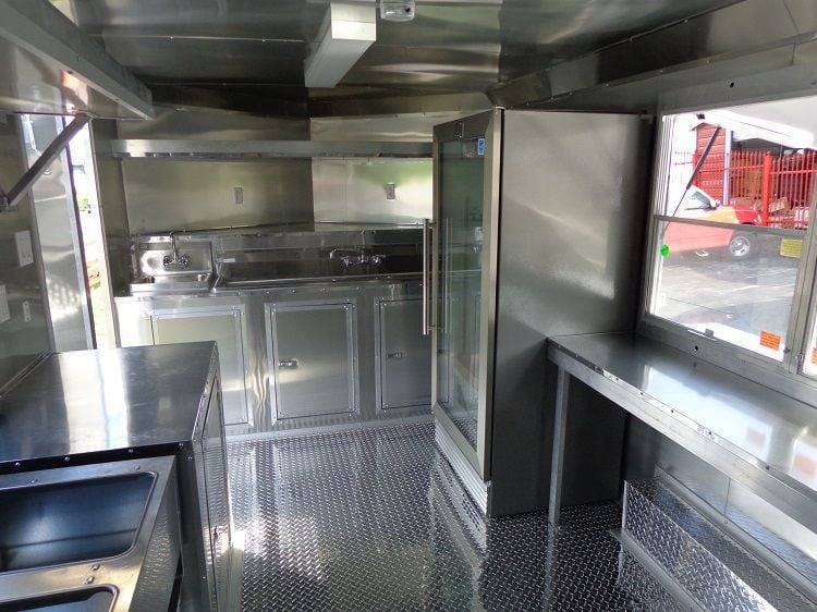 1091-concession-trailer-8.5-x-16-silver-frost-vending-catering-3.jpg Concession Trailer 8.5' x 16' Silver Frost Vending Catering