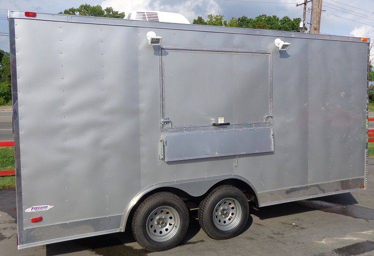 1091-concession-trailer-8.5-x-16-silver-frost-vending-catering-9.jpg Concession Trailer 8.5' x 16' Silver Frost Vending Catering