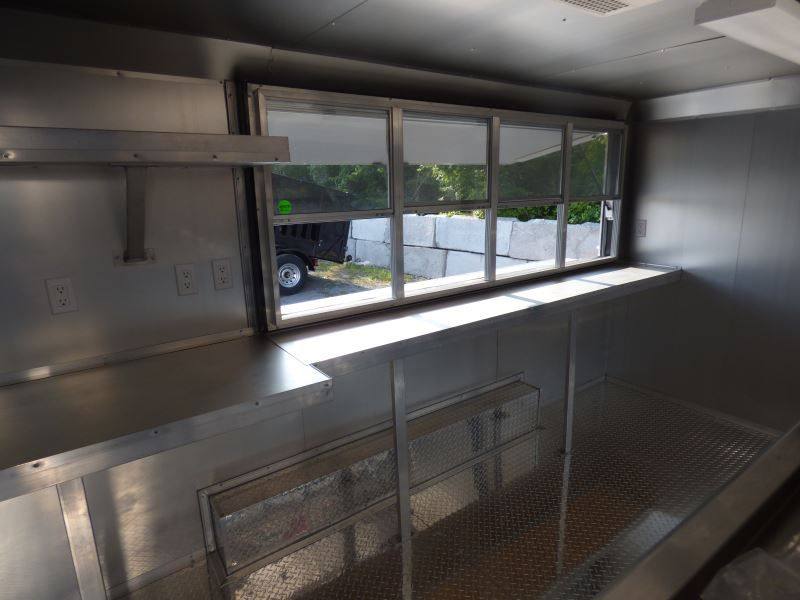 1092-concession-trailer-8.5-x-16-white-catering-event-food-trailer-13.jpg Concession Trailer 8.5' x 16' White - Catering Event Food Trailer