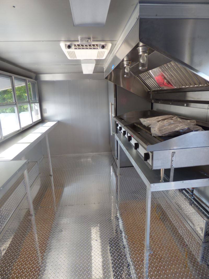 1092-concession-trailer-8.5-x-16-white-catering-event-food-trailer-14.jpg Concession Trailer 8.5' x 16' White - Catering Event Food Trailer