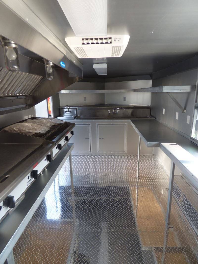 1092-concession-trailer-8.5-x-16-white-catering-event-food-trailer-21.jpg Concession Trailer 8.5' x 16' White - Catering Event Food Trailer