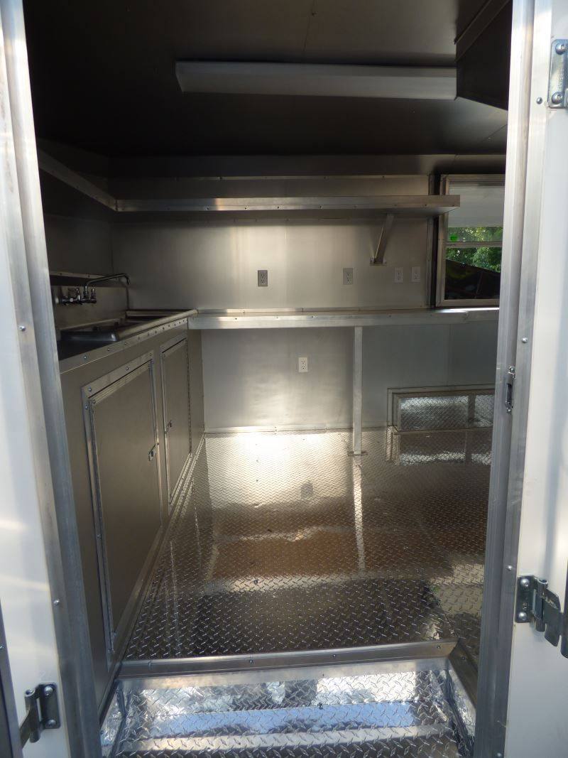 1092-concession-trailer-8.5-x-16-white-catering-event-food-trailer-7.jpg Concession Trailer 8.5' x 16' White - Catering Event Food Trailer