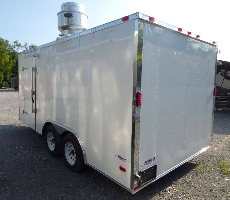 1092-concession-trailer-8.5-x-16-white-catering-event-food-trailer-8.jpg Concession Trailer 8.5' x 16' White - Catering Event Food Trailer