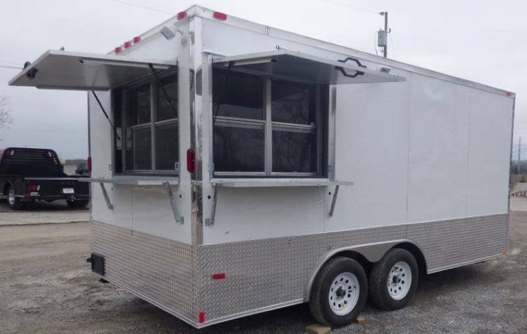 1094-concession-trailer-8.5-x-16-white-vending-and-event-catering-2.jpg Concession Trailer 8.5' X 16' White - Vending and Event Catering