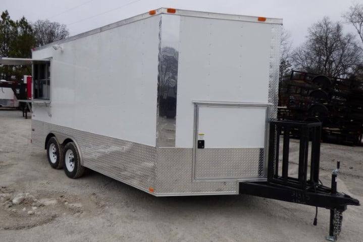 1095-concession-trailer-8.5-x-16-white-food-event-catering-34.jpg Concession Trailer 8.5' X 16' White Food Event Catering