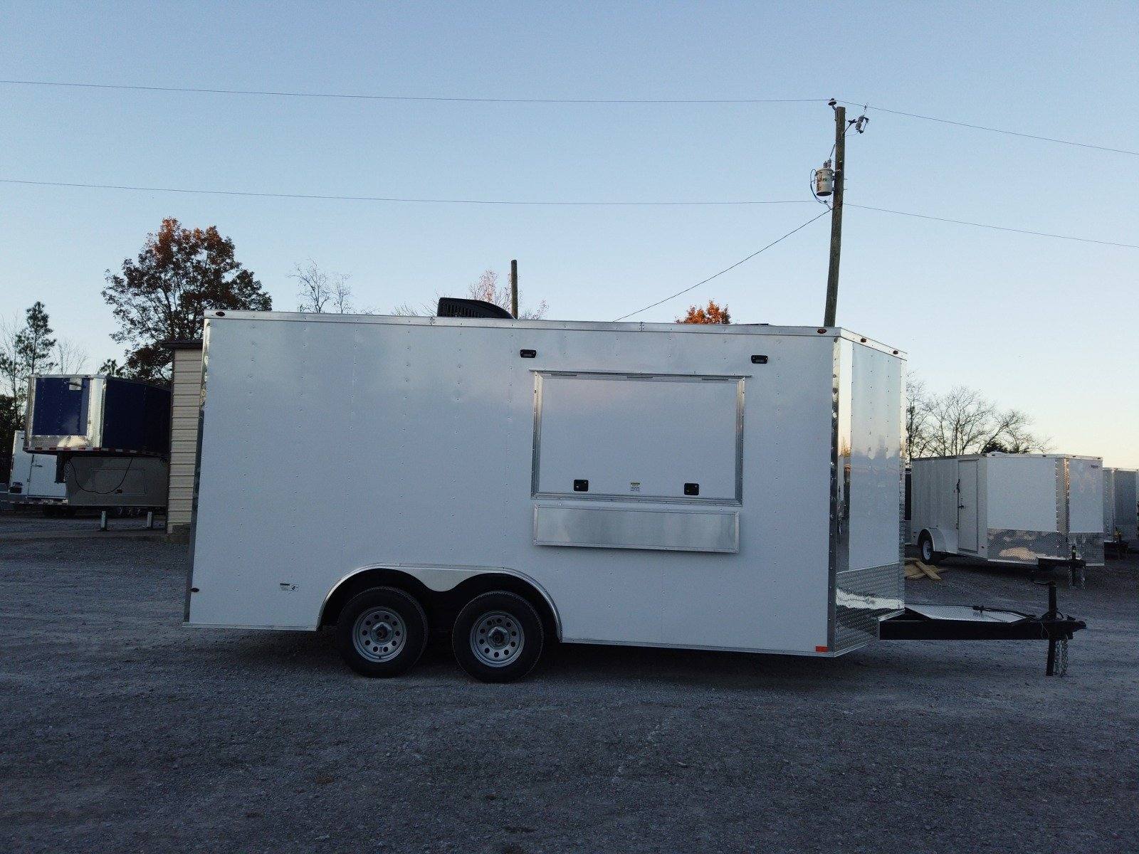 1096-concession-trailer-8.5-x-16-white-food-event-catering-15.jpg Concession Trailer 8.5' X 16' White Food Event Catering
