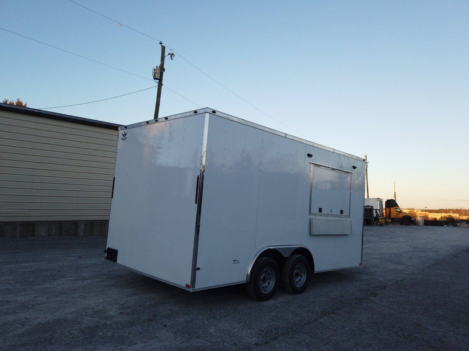 1096-concession-trailer-8.5-x-16-white-food-event-catering-16.jpg Concession Trailer 8.5' X 16' White Food Event Catering