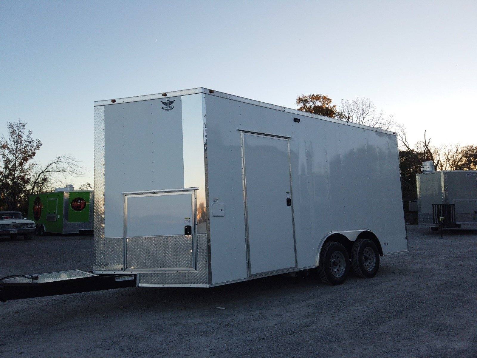 1096-concession-trailer-8.5-x-16-white-food-event-catering-20.jpg Concession Trailer 8.5' X 16' White Food Event Catering