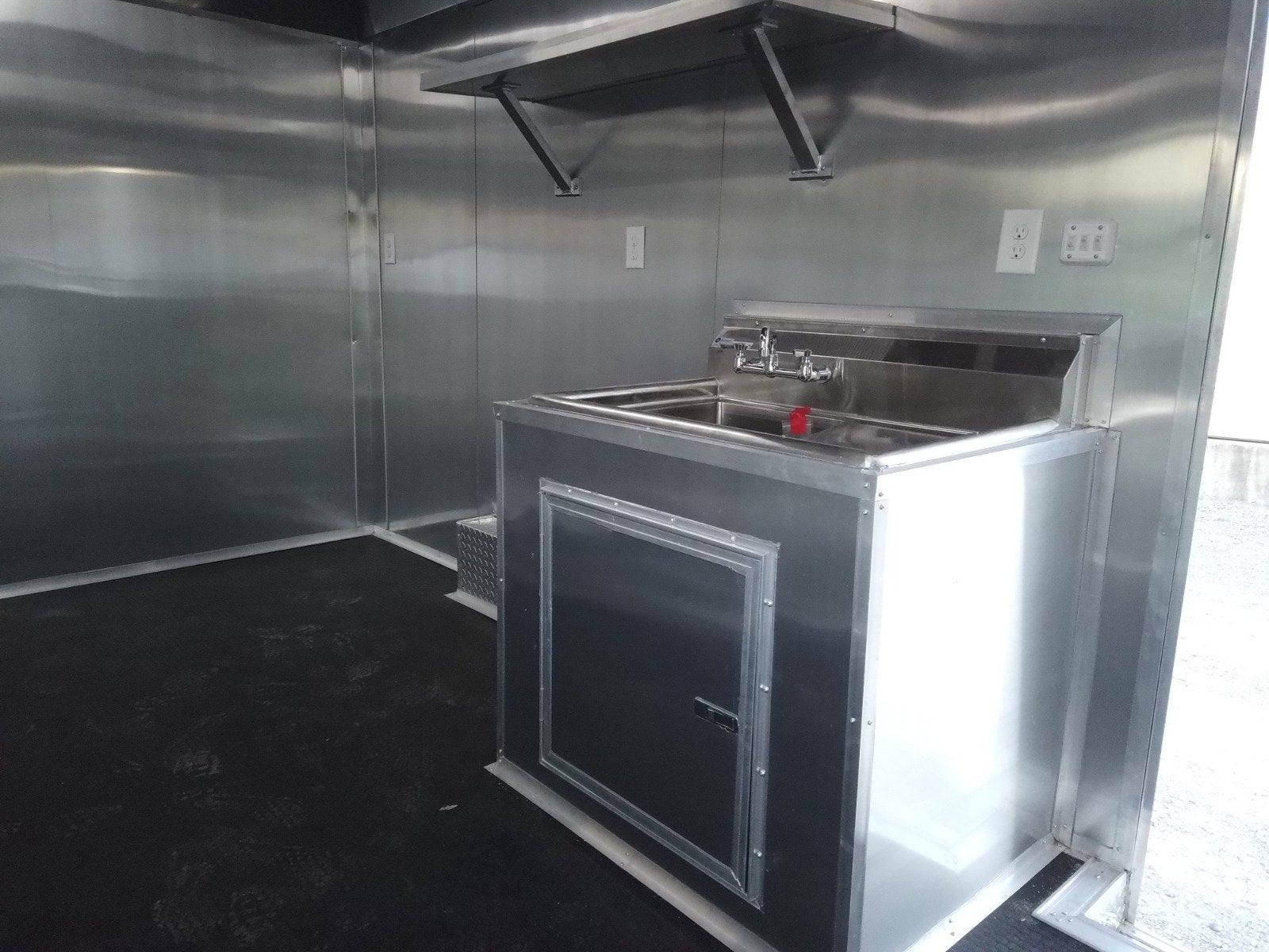 1096-concession-trailer-8.5-x-16-white-food-event-catering-33.jpg Concession Trailer 8.5' X 16' White Food Event Catering