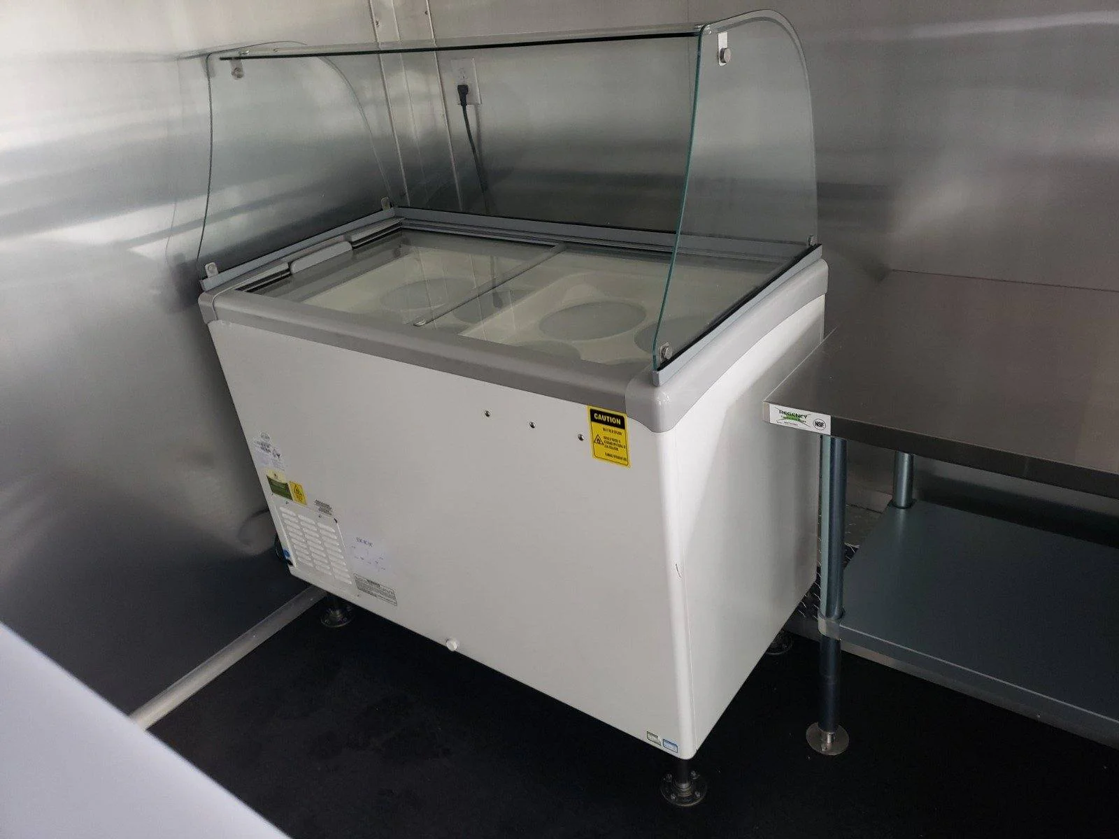 1096-concession-trailer-8.5-x-16-white-food-event-catering-8.webp Concession Trailer 8.5' X 16' White Food Event Catering