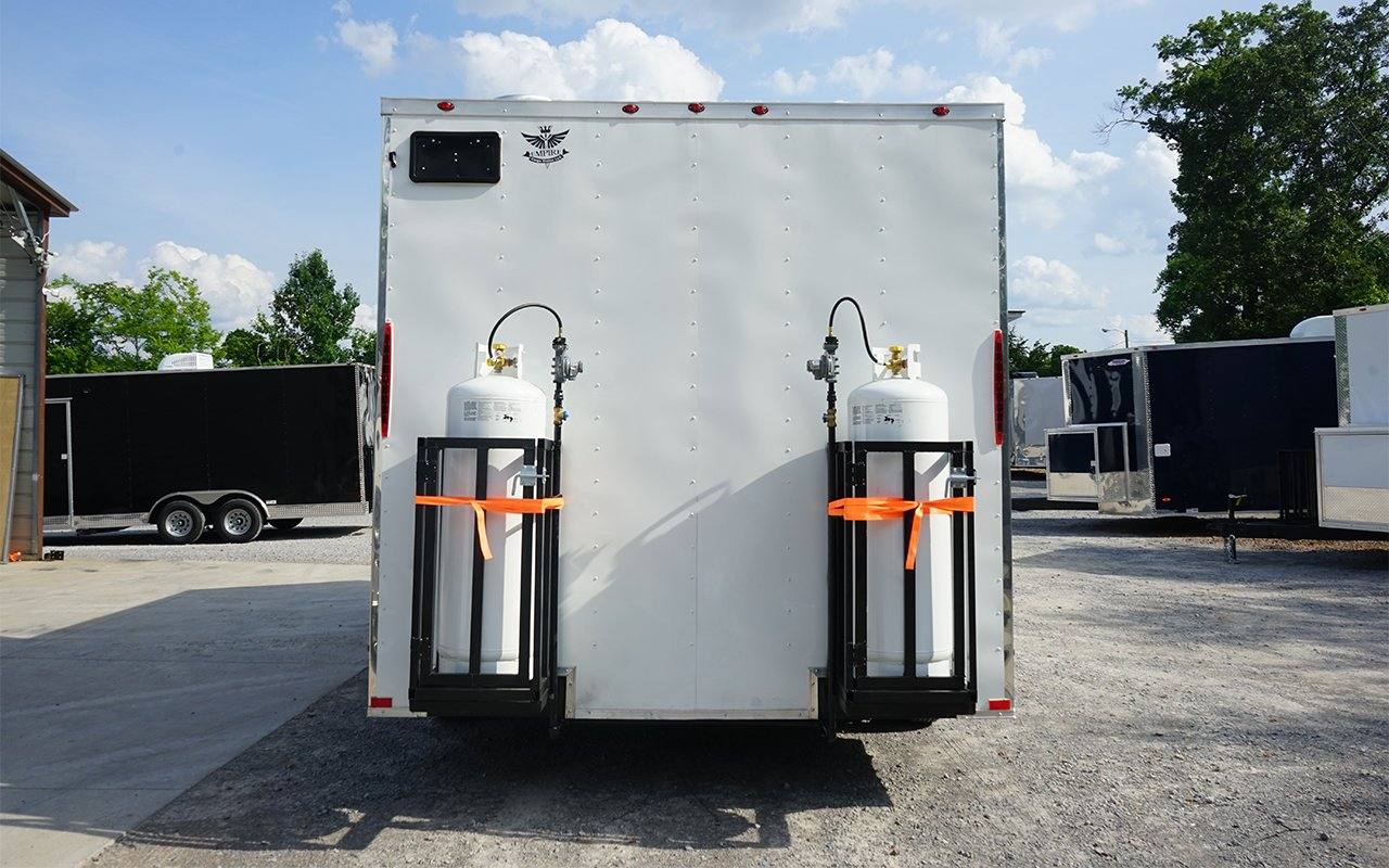 Concession Trailer 8.5' X 16' White Food Event Catering