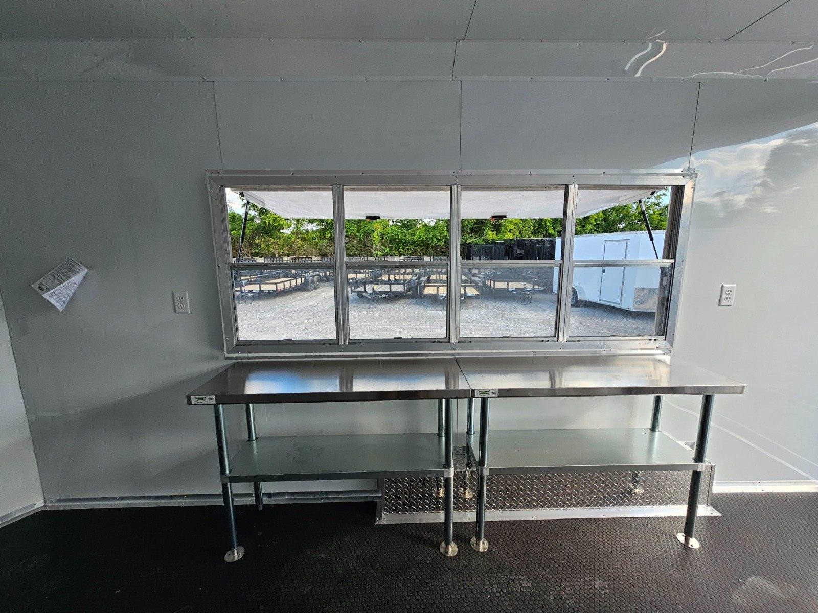 1098-concession-trailer-8.5-x-16-white-merchandising-event-catering-18.jpg Concession Trailer 8.5' X 16' White Merchandising Event Catering