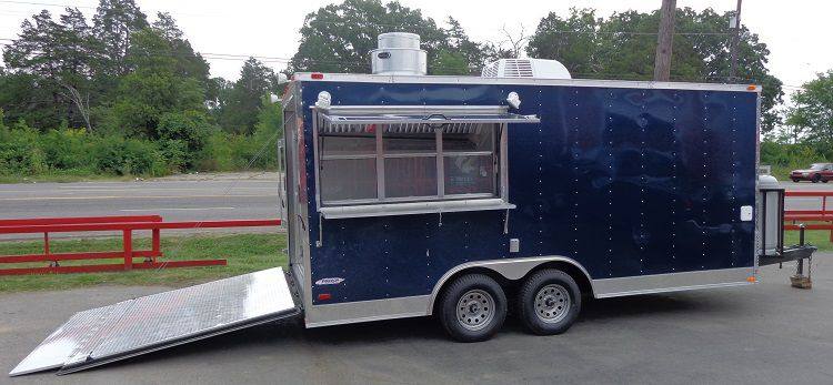 1099-concession-trailer-8.5-x-17-blue-catering-enclosed-food-cart-10.jpg Concession Trailer 8.5' x 17' (Blue) Catering Enclosed Food Cart