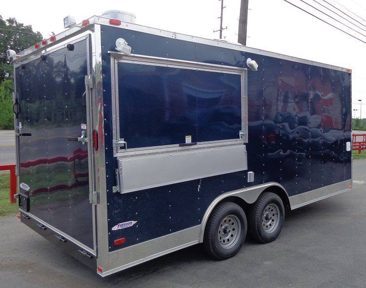 1099-concession-trailer-8.5-x-17-blue-catering-enclosed-food-cart-12.jpg Concession Trailer 8.5' x 17' (Blue) Catering Enclosed Food Cart