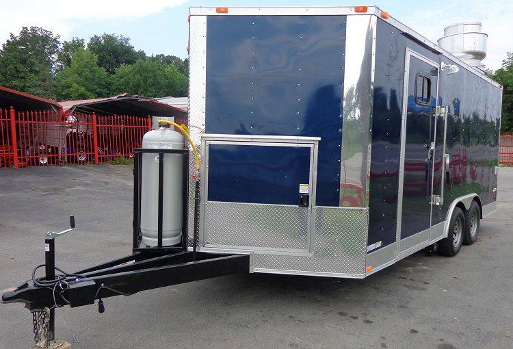 1099-concession-trailer-8.5-x-17-blue-catering-enclosed-food-cart-28.jpg Concession Trailer 8.5' x 17' (Blue) Catering Enclosed Food Cart
