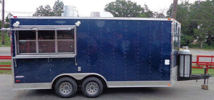 1099-concession-trailer-8.5-x-17-blue-catering-enclosed-food-cart-5.jpg Concession Trailer 8.5' x 17' (Blue) Catering Enclosed Food Cart
