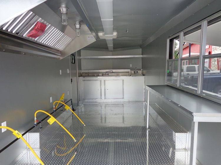 1099-concession-trailer-8.5-x-17-blue-catering-enclosed-food-cart-6.jpg Concession Trailer 8.5' x 17' (Blue) Catering Enclosed Food Cart