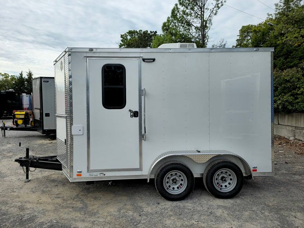 11-7-x-12-white-concession-trailer-food-event-catering-4.jpg 7' X 12' White Concession Trailer Food Event Catering