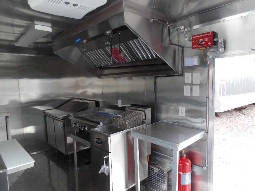 110-8.5-x-16-concession-food-trailer-white-with-appliances-12.jpg 8.5' x 16' Concession Food Trailer White With Appliances