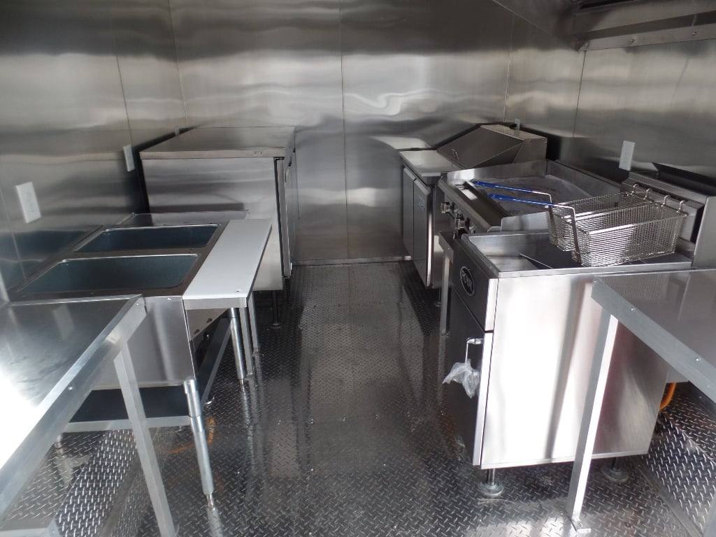 110-8.5-x-16-concession-food-trailer-white-with-appliances-3.jpg 8.5' x 16' Concession Food Trailer White With Appliances