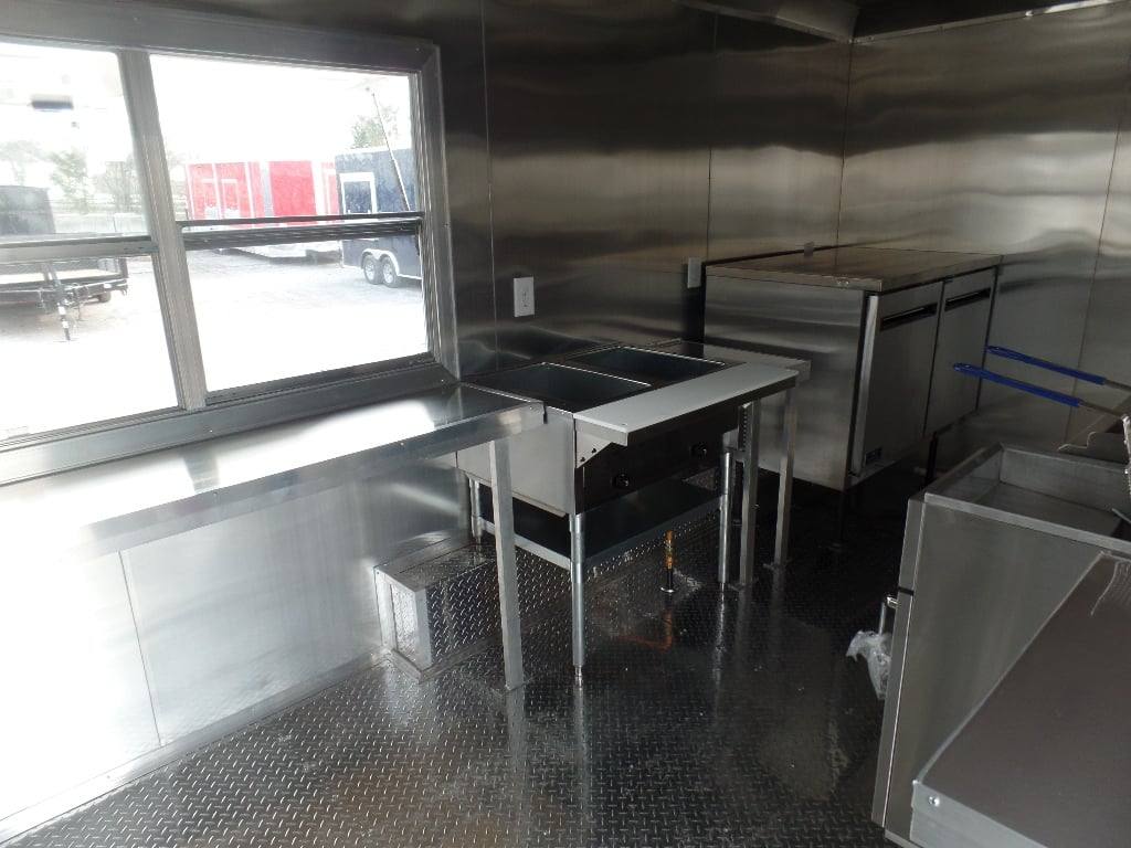 110-8.5-x-16-concession-food-trailer-white-with-appliances-9.jpg 8.5' x 16' Concession Food Trailer White With Appliances