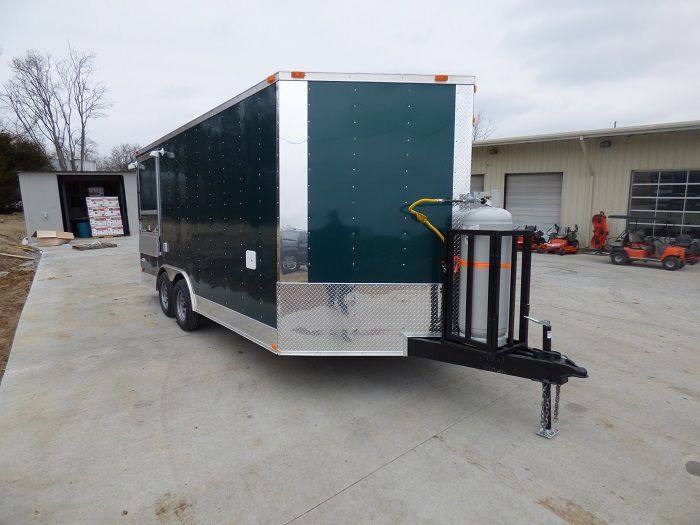 1100-concession-trailer-8.5-x-17-emerald-green-food-catering-enclosed-kitchen-11.jpg Concession Trailer 8.5' x 17' Emerald Green - Food Catering Enclosed Kitchen