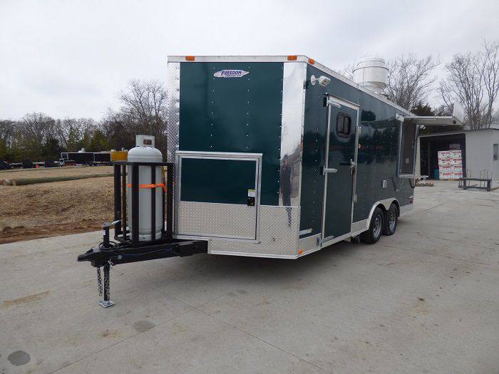 1100-concession-trailer-8.5-x-17-emerald-green-food-catering-enclosed-kitchen-14.jpg Concession Trailer 8.5' x 17' Emerald Green - Food Catering Enclosed Kitchen