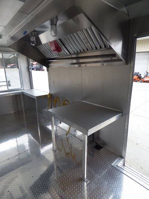 1100-concession-trailer-8.5-x-17-emerald-green-food-catering-enclosed-kitchen-19.jpg Concession Trailer 8.5' x 17' Emerald Green - Food Catering Enclosed Kitchen