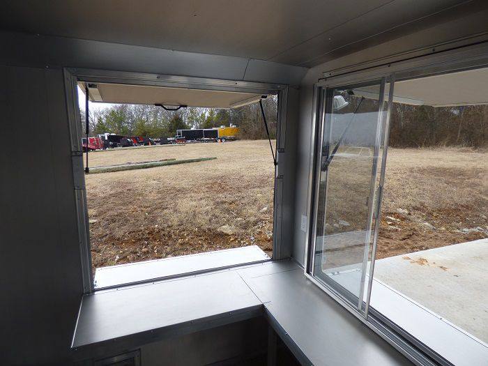 1100-concession-trailer-8.5-x-17-emerald-green-food-catering-enclosed-kitchen-25.jpg Concession Trailer 8.5' x 17' Emerald Green - Food Catering Enclosed Kitchen