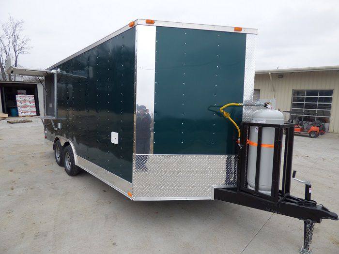 1100-concession-trailer-8.5-x-17-emerald-green-food-catering-enclosed-kitchen-27.jpg Concession Trailer 8.5' x 17' Emerald Green - Food Catering Enclosed Kitchen