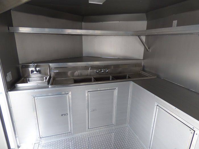 1100-concession-trailer-8.5-x-17-emerald-green-food-catering-enclosed-kitchen-33.jpg Concession Trailer 8.5' x 17' Emerald Green - Food Catering Enclosed Kitchen