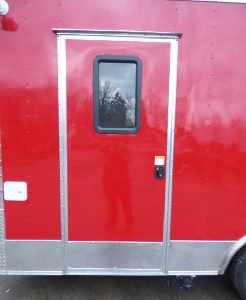Concession Trailer 8.5' X 17' Red - Food Event Catering
