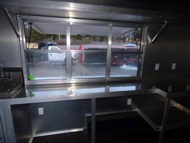 Concession Trailer 8.5' X 17' Red - Food Event Catering